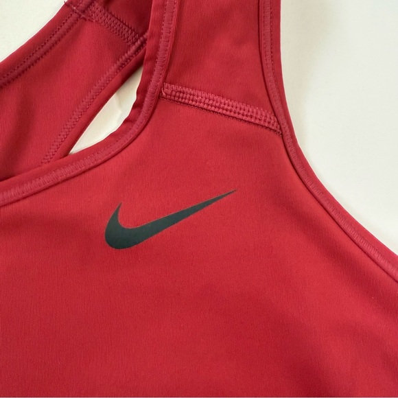 Nike Red Racerback Sports Bra - Picture 2 of 5